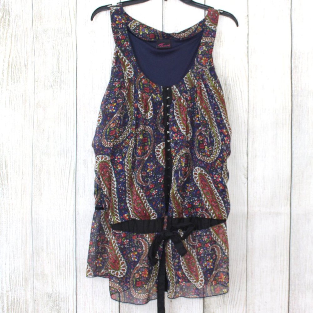 TORRID Vintage, Hook & Eye Closure, Drop Waist, Sleeveless